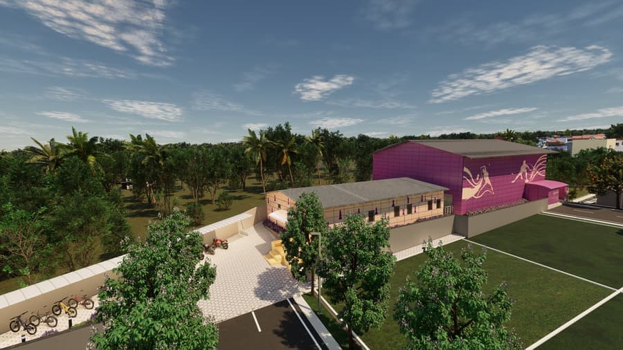 Badminton Court & Indoor Play Area